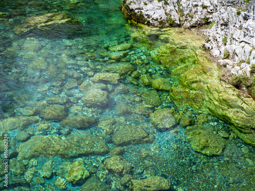 Blue Eye Mountain Water in Theth, Albania