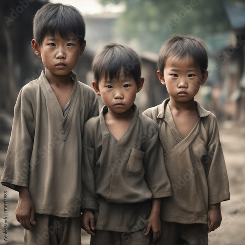 Biedne dzieci z Azji