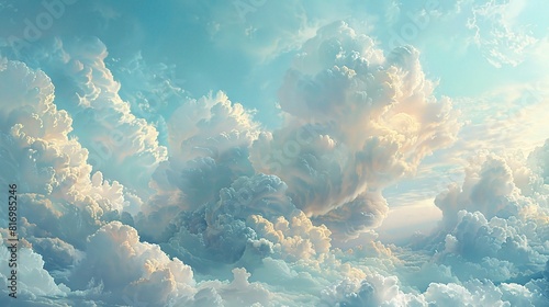 Soft Cloud Texture wallpaper background