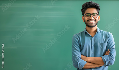 Teachers Day India handsome indian man teaching