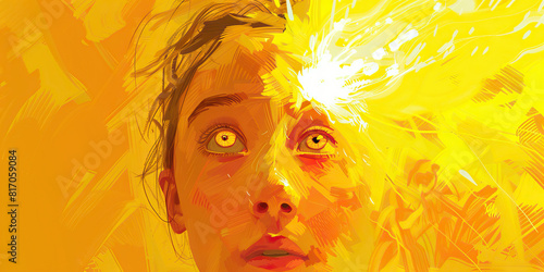 Optimistic Vibes: Radiant Yellow Inspires Hope, Illuminating Faces with Changes Afoot