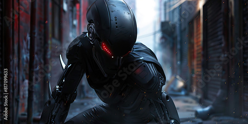 The Metal-Clad Cybernetic Assassin: A Silent Shadow in the Night