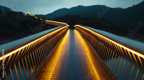 Unendliche Reise: Goldene Brücke der Geschäftswelt