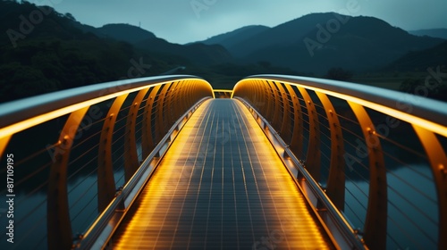 Unendliche Reise: Goldene Brücke der Geschäftswelt