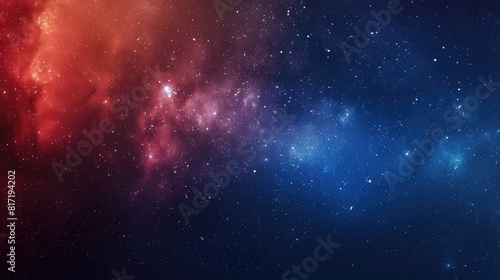 Bright futuristic sky with clouds and stars - abstract computer generated illustration. Digital art - fractal. Astrology, esoteric or astronomy concept. For desktop wallpaper, banners, posters.