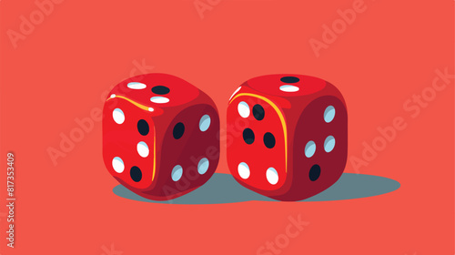 Two dice. Throw devil s bones. Casino games of chan