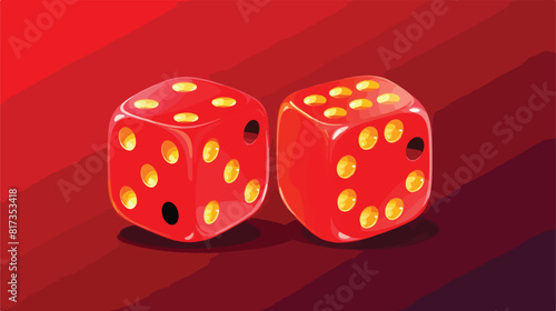 Two dice. Throw devil s bones. Casino games of chan