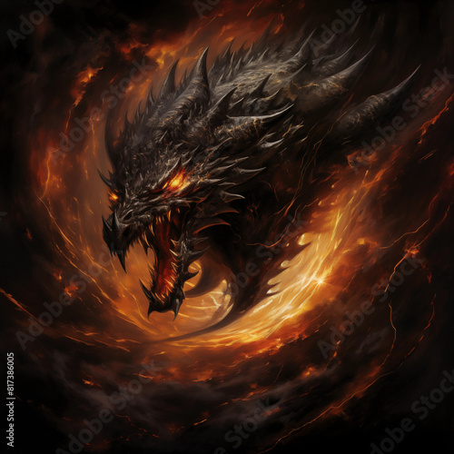 Fury dragon head