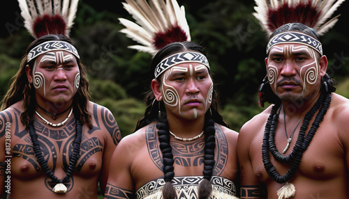 International Day of the World's Indigenous Peoples. The Maori tribe of New Zealand