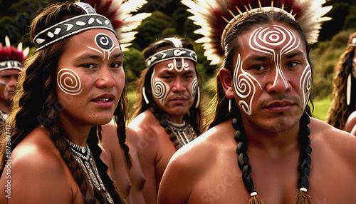International Day of the World's Indigenous Peoples. The Maori tribe of New Zealand