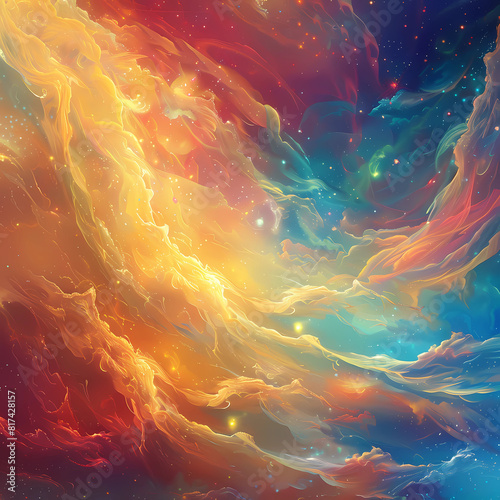Shangri-La Galaxy color full background