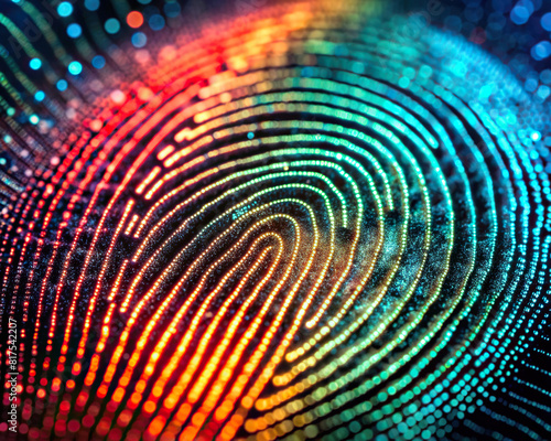 A macro image of human fingerprints, revealing intricate patterns and unique identifiers.