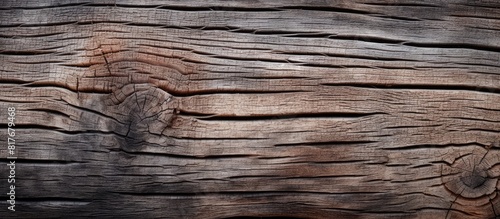 Close up of a textured wooden background with an aged bark appearance Perfect for using as a copy space image