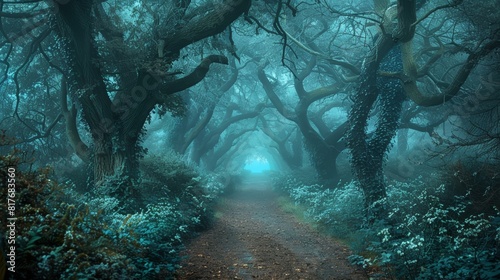 The mysterious path leads you to the unknown. Where are you going?