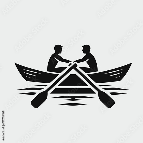 Opposing rowers