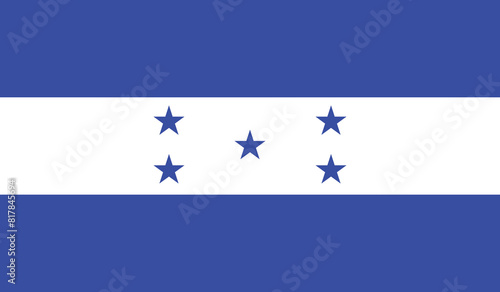 Illustration of the flag of Honduras