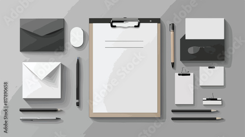 Stationary templates with texture colours business style