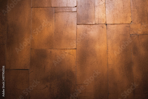 A textured background of aged metal plates with rust and scratches