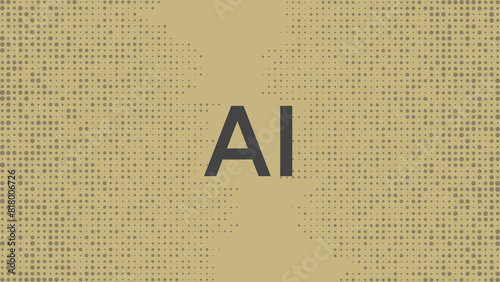 AI technology backround elements - Hintergrundmuster künstliche Intelligenz KI Technologie