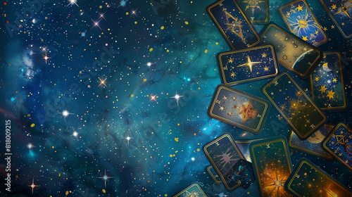 starry night sky zodiac astronomy astrology tarot psychic background