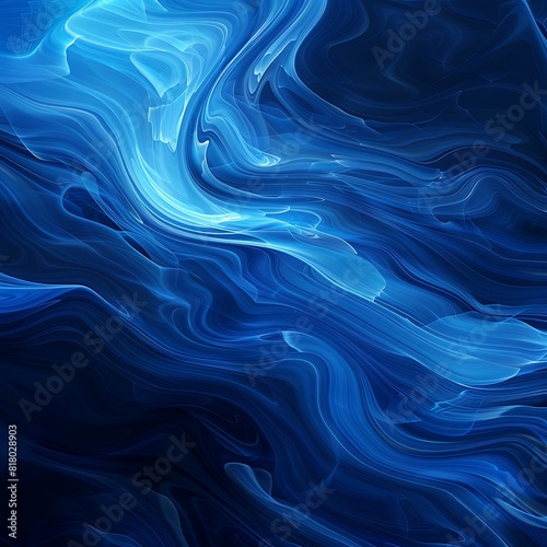  a visually striking abstract background characterized by the graceful flow of blue waves 