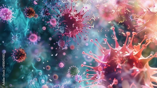 Visualization of drug interactions and pathogens