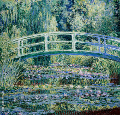 Claude Monet's Water Lilies and Japanese Bridge (1899)