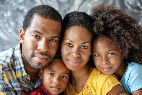 A blended family coming together after divorce and remarriage, navigating the complexities of step-parenting and co-parenting with grace, patience, and a shared commitment to the well-being of the