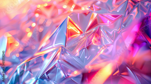 Abstract background of crystal. 3d rendering, 3d illustration.