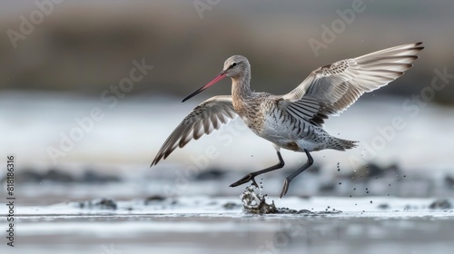 bar-tailed godwit (Limosa lapponica) Norway