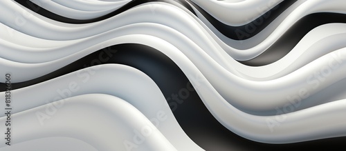 abstract wavy background with black and white colors