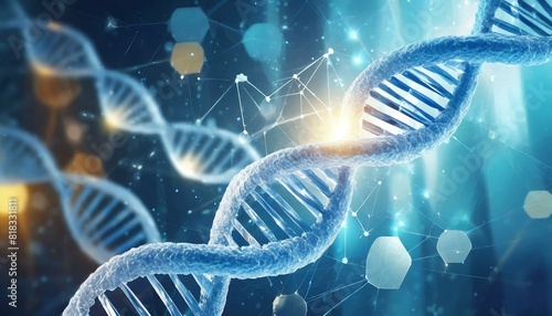 DNA gene background science helix cell genetic medical biotechnology biology bio