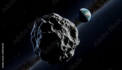 Collision imminente d'un astéroïde avec la planète Terre