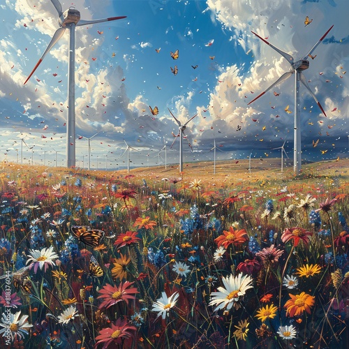 Field of Wind Energy