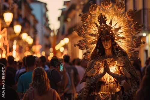 Festive tribute: st. john baptist birth, san joao do porto festival - commemorating nativity of revered saint amidst the joyous atmosphere of festival, brimming with cultural delights and merriment.