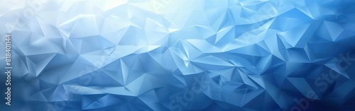 Blue Triangular Gradient Abstract Background for Website & Print Design