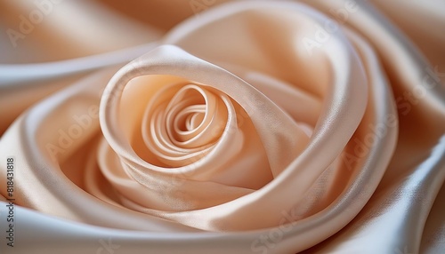 Silk Fabric Rose Flower Close-Up Photography