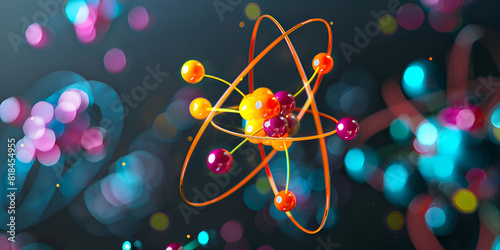 The atomic nucleus is the small dense region consisting of protons and neutrons at the of an atom. 