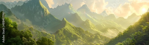 mountain panoramic background