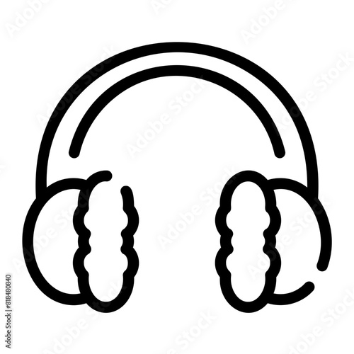 earmuffs Line Icon