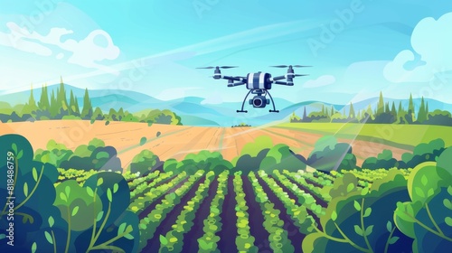 Structured precision agriculture and smart farming: drone technology elevates sustainable agricultural monitoring techniques
