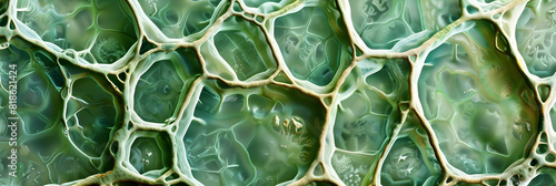 Detailed Visualisation of Xylem Cells in Plants Representing Natural Vascular Transport Systems