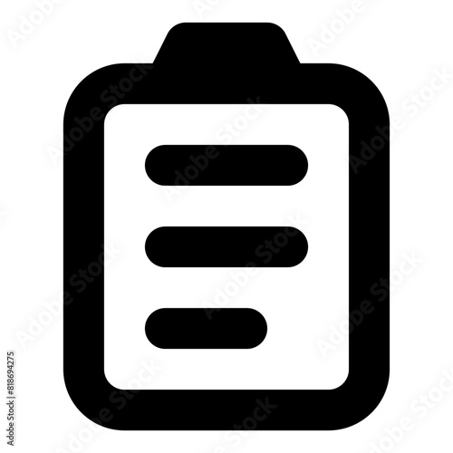 task assignment Line Icon Fat UI 