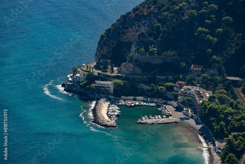 Aerial view of Silva Maris Port, France.