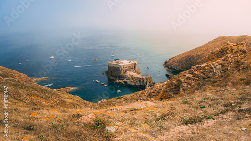 Berlengas Islands. Peniche, the Fort of San Juan Bautista.