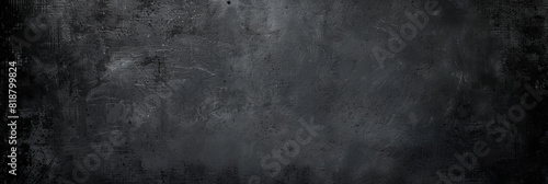 empty dark room background, dark concrete wall and floor background, black studio room background for product display