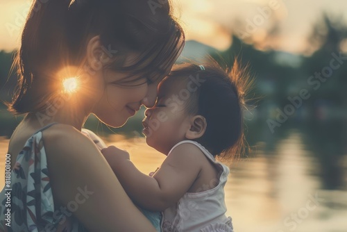 family motherhood parenting people baby child care concept happy mother adorable bonding love affection tenderness connection lifestyle 