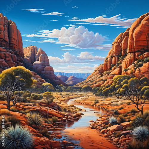 Grand canyon illustration