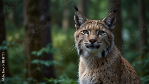 lynx in the snow