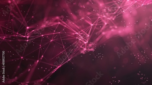 Abstract futuristic digital with particles dots, connected polygons plexus background. Pattern for beautiful websites.